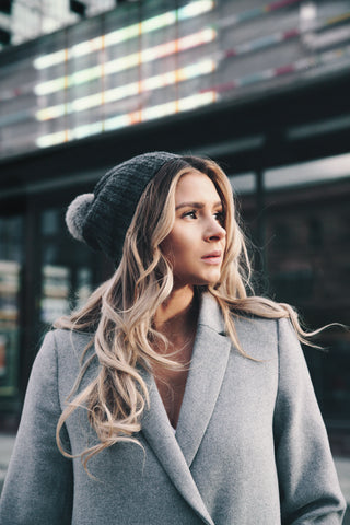 Business Woman With Wool Hat