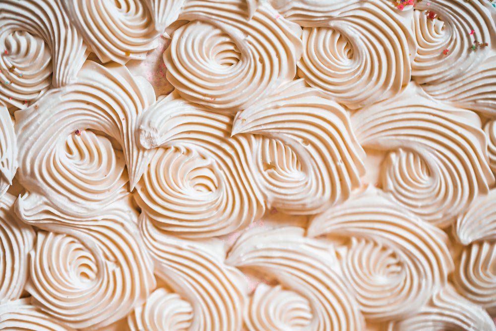 butter cream icing swirls