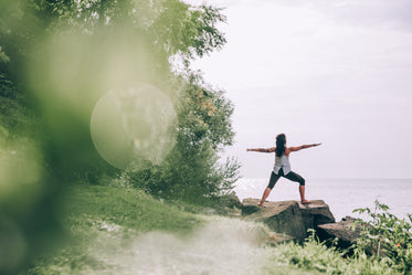 calm yoga by waters edge