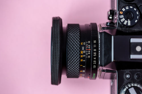 camera lens detail closeup