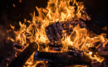 campfire closeup