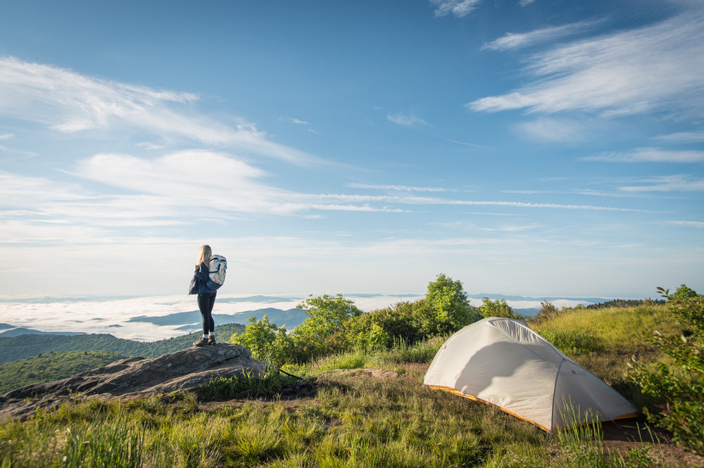 camping on top of the world