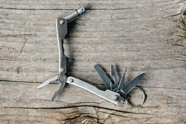 camping pocket multi-functional tool open