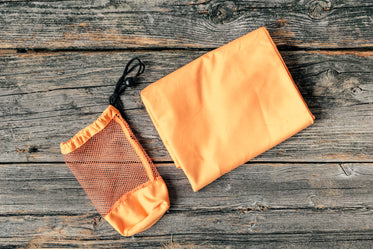 camping waterproof bag orange