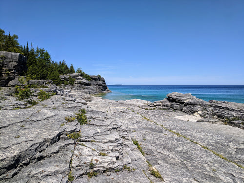 canadian shield rocky shore