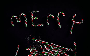 candy canes spell merry