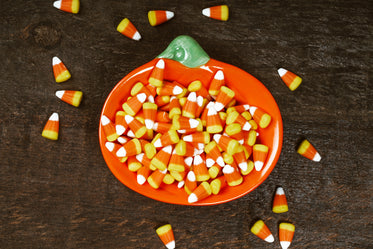 candy corn dish