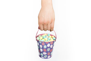 carrying easter egg basket