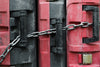 chained toolboxes