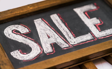 chalkboard sale sign