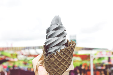 charcoal ice cream