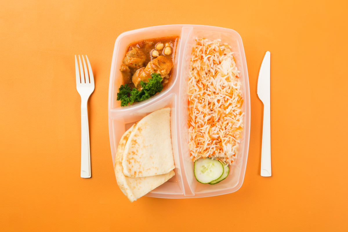 鸡肉米饭午餐盒