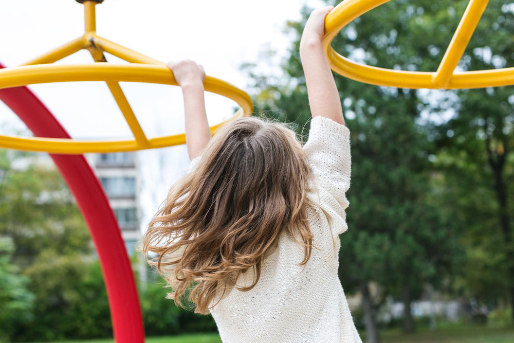 child on playground