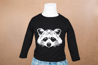 child's raccoon tee