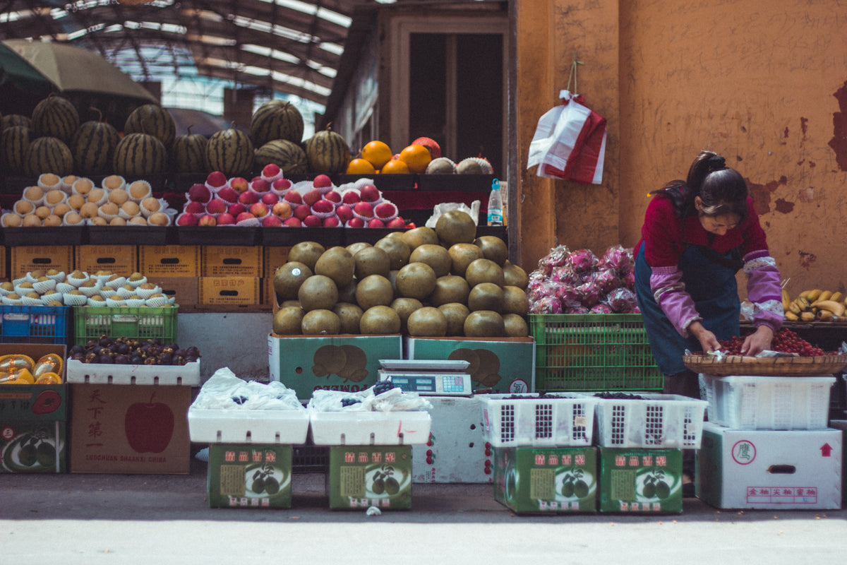 chinese fruit market
