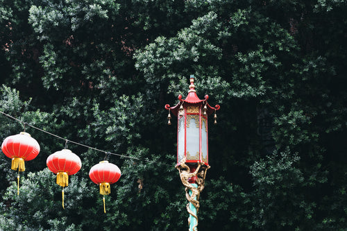 chinese lanterns hanging