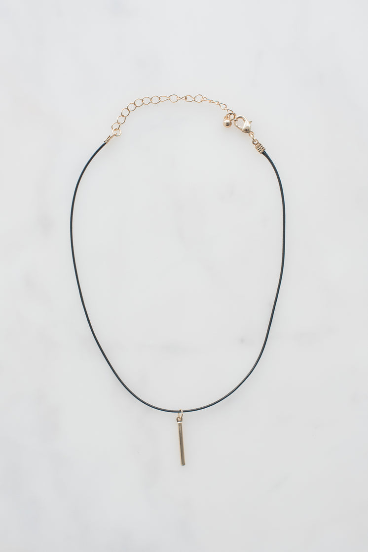 Choker With Gold Pendant