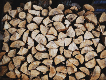 chopped woodpile texture