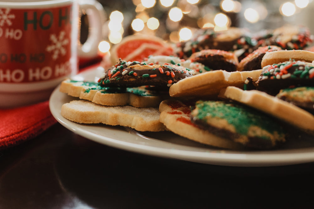 delícias assadas de natal