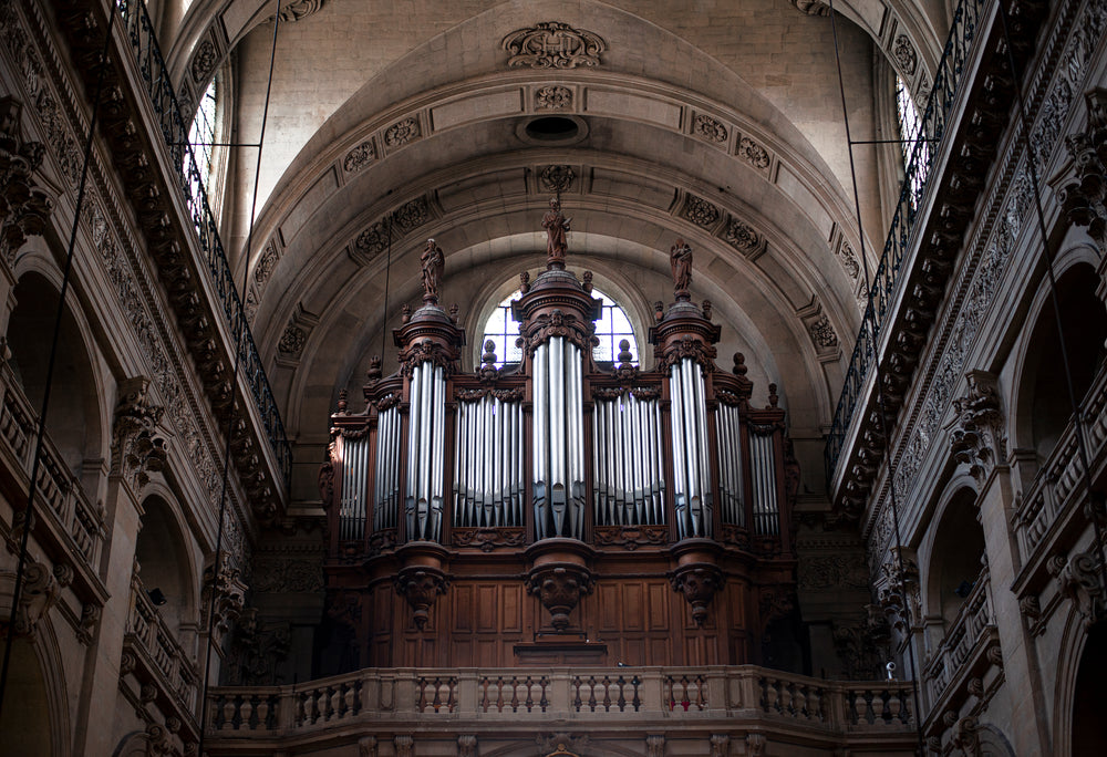 church organ pipes