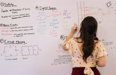 circuits on a whiteboard