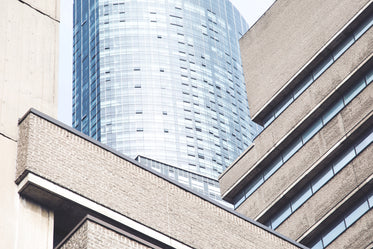 city buildings looking up