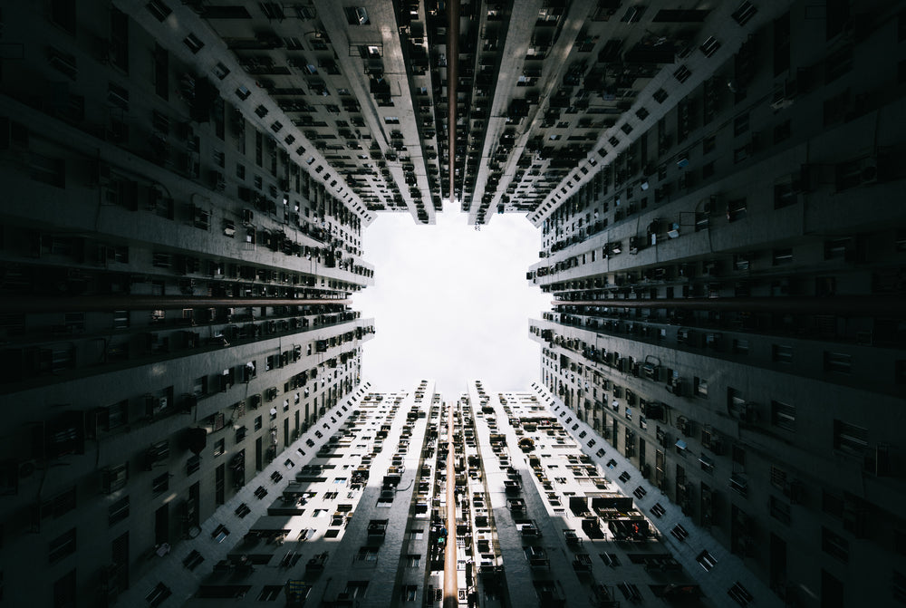 city buildings stretch into the sky