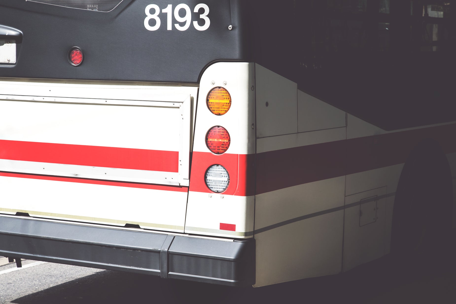 Free City Bus Rear Image: Stunning Photography