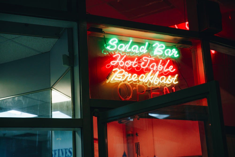 city business neon sign