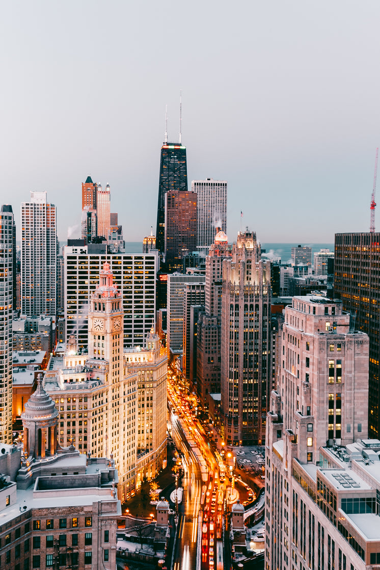 City Landscape At Night