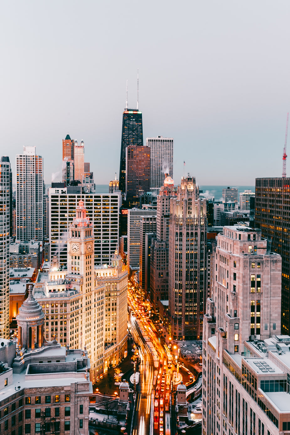 Picture of City Landscape At Night - Free Stock Photo