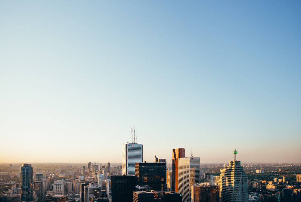 city skyline morning