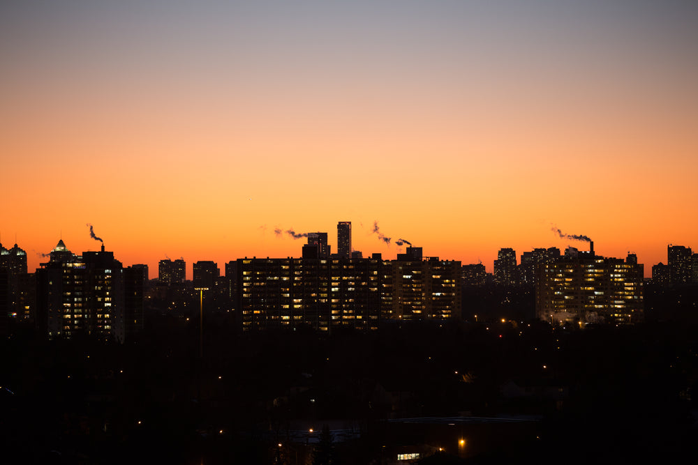 city sunset