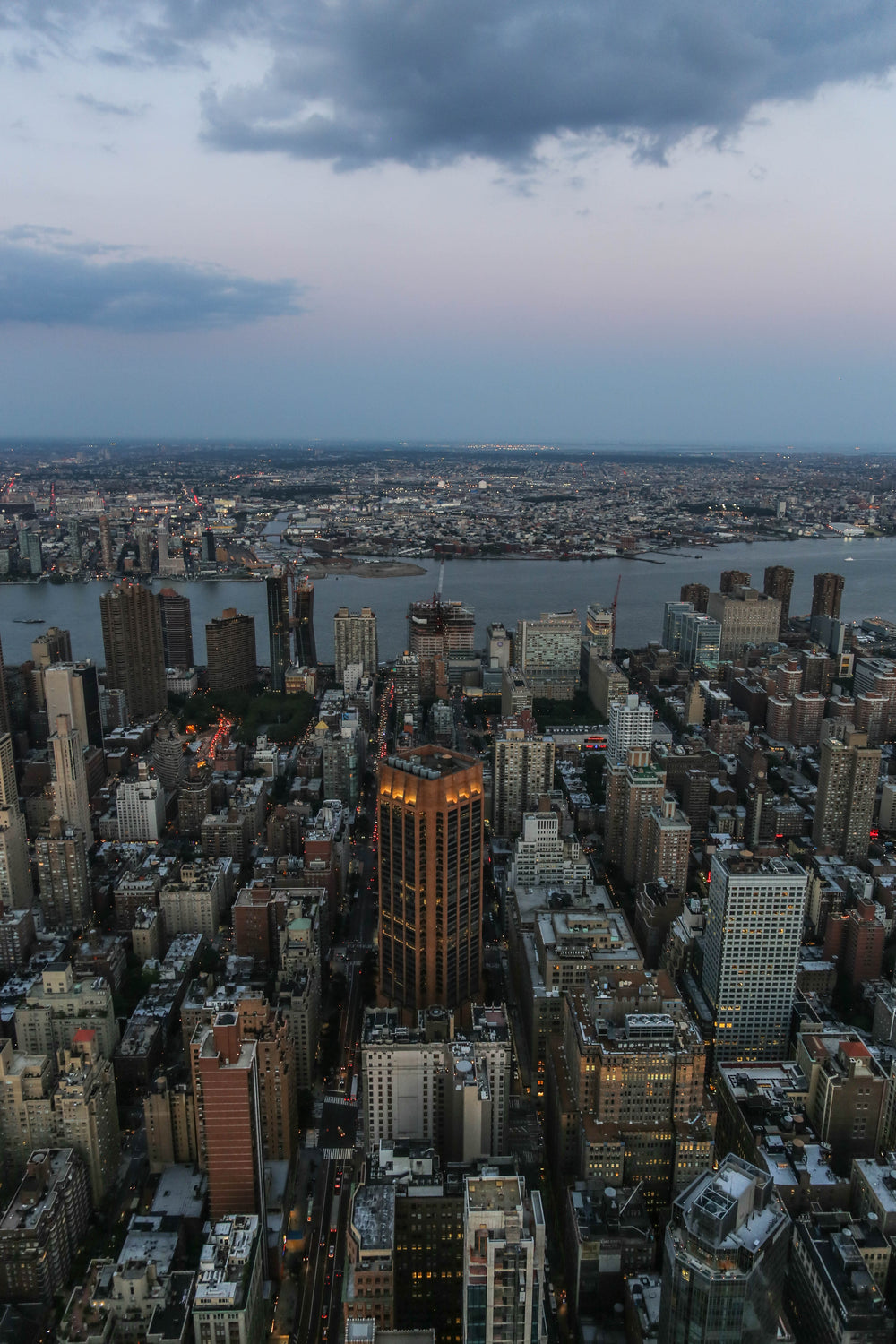 city views after dark