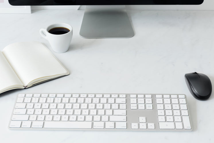 Clean Workstation With Coffee