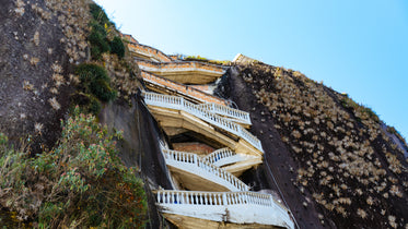 cliffside stairwell