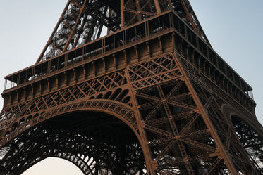 close up eiffel tower