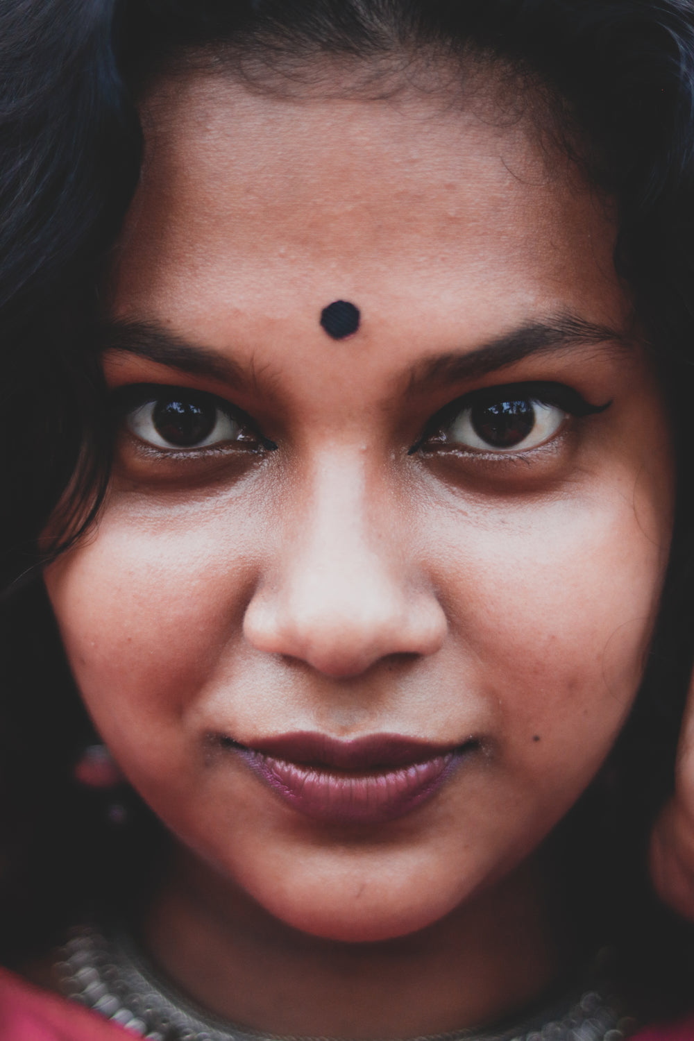 close up of a persons face looking at the camera