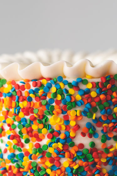 close up of celebration cake