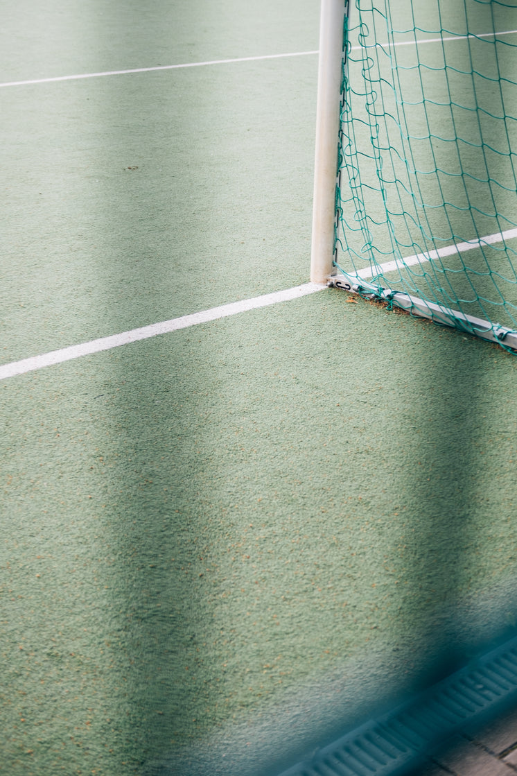 Close Up Of Sports Field And Nets