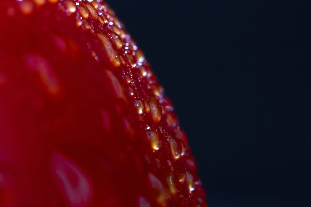 close up of water droplets