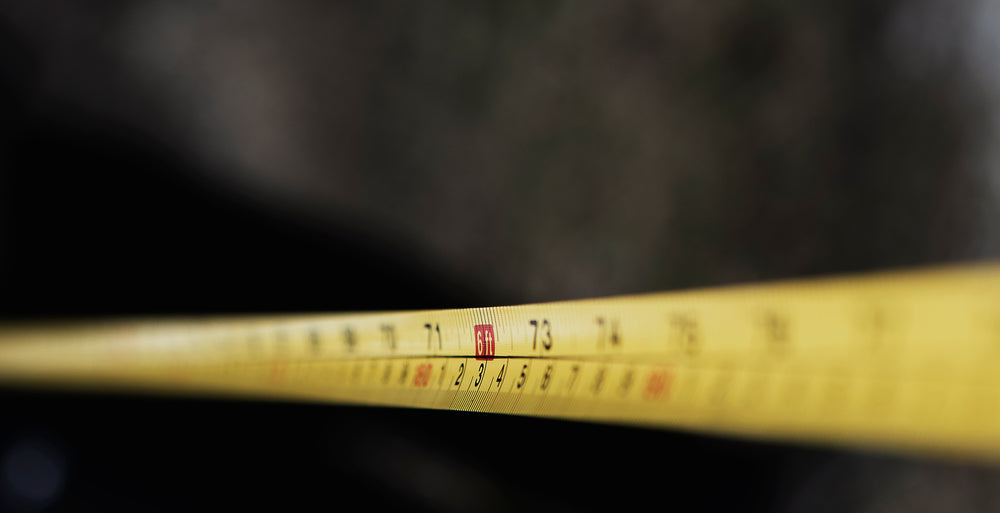 close up showing six feet on tape measure