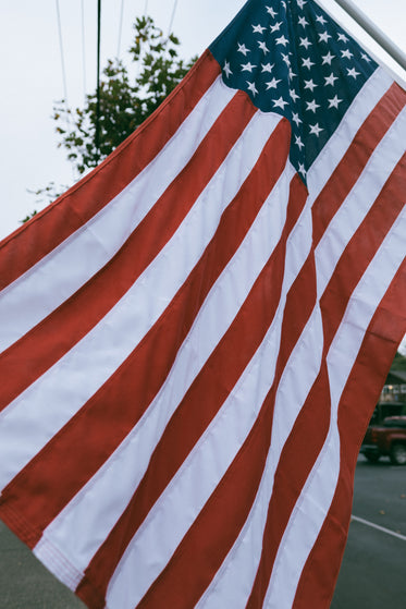 close up stars and stripes