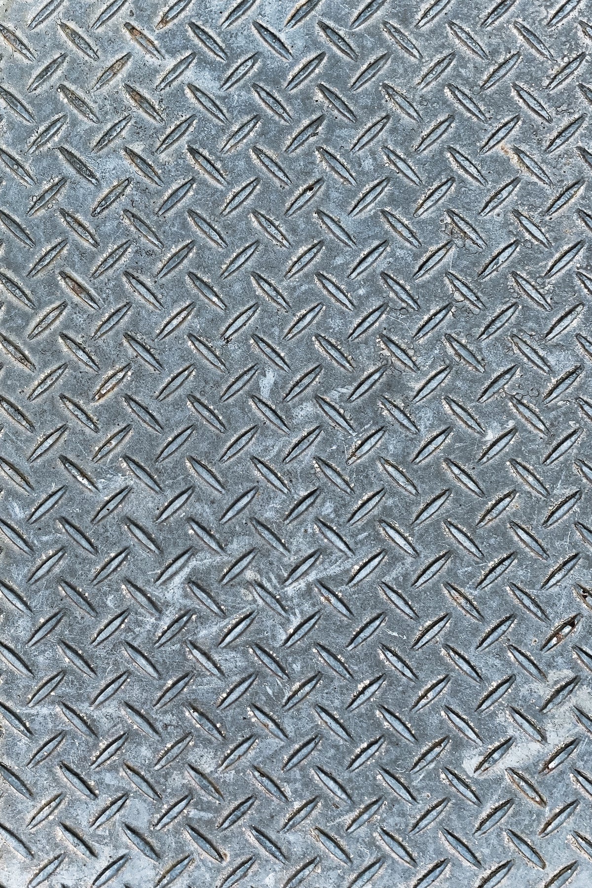 close up texture of metal criss cross tread