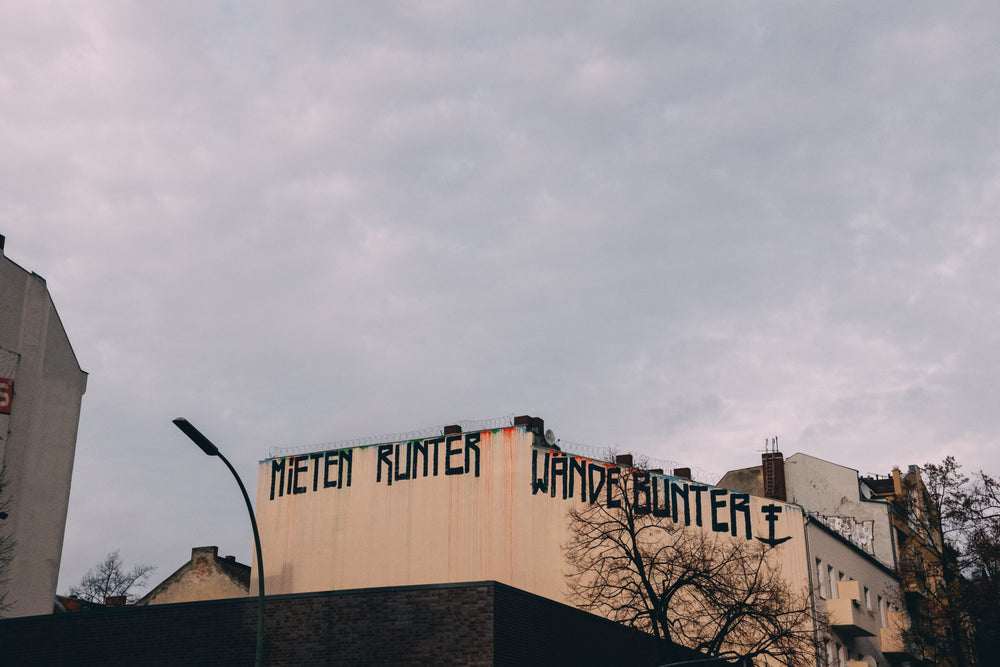 clouded sky over buildings