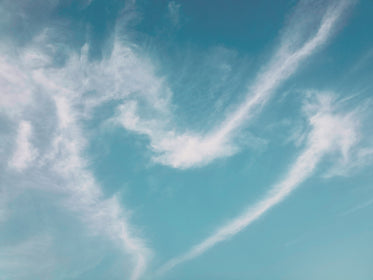 clouds form heart in the sky