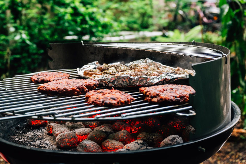 churrasco com hambúrguer