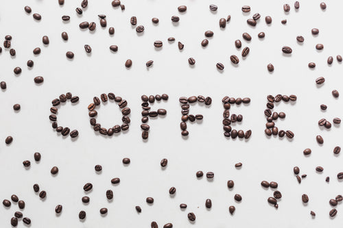 coffee beans font
