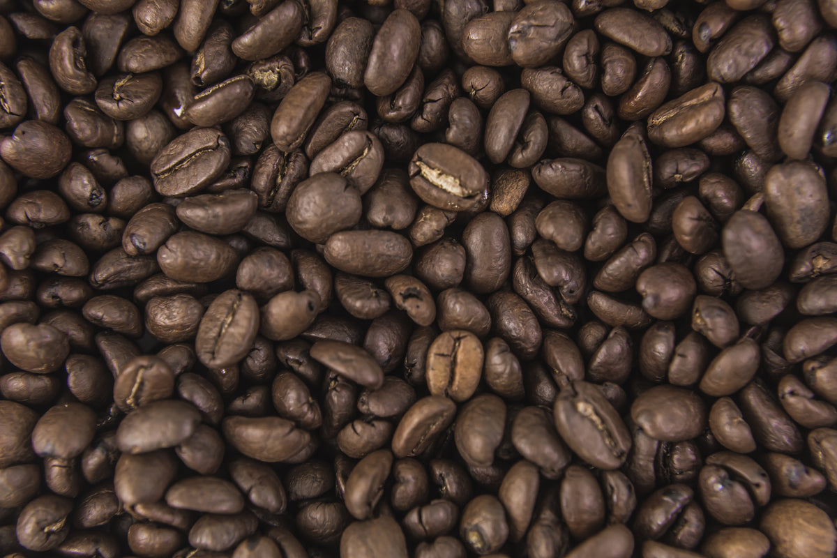 上面的咖啡豆