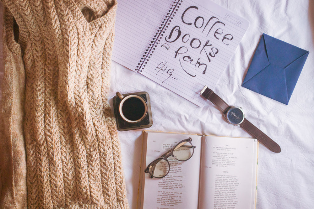 coffee books and rain is a perfect day